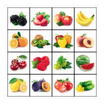 Тематическое поле-маршрутизатор «Фрукты и овощи» для мини-робота - «globural.ru» - Волгоград