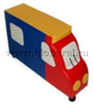 Напольная мягкая игрушка "Грузовик" каталка - «globural.ru» - Волгоград