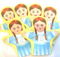 Набор кукол - рукавичек  "Эмоции. Девочки" - «globural.ru» - Волгоград
