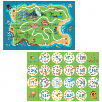 Тематическое поле-маршрутизатор «Остров/Слоги» для мини-робота Bee-Bot - «globural.ru» - Волгоград