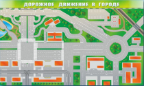 Доска магнитно-маркерная панорамная "Дорожное движение в городе" - «globural.ru» - Волгоград