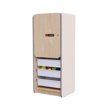 Закрытый шкаф с ящиками из коллекции мебели «НЕГА (цвет бежевый) - «globural.ru» - Волгоград