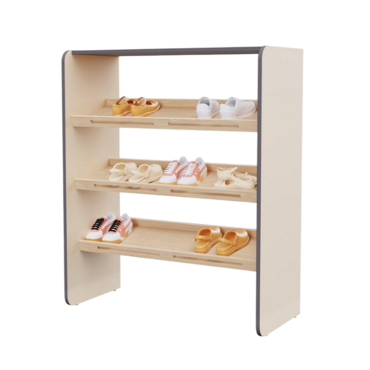 Полка для обуви во входную группу из коллекции мебели «НЕГА» (цвет бежевый) - «globural.ru» - Волгоград