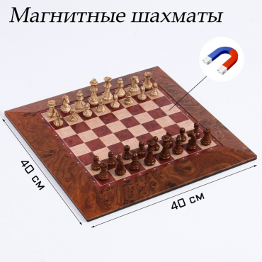 Шахматы магнитные доска и фигуры из пластика - «globural.ru» - Волгоград