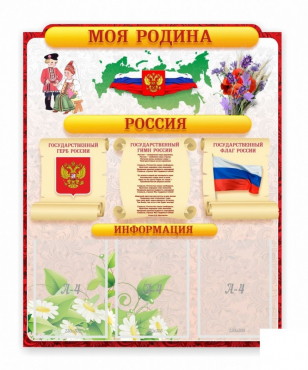 Стенд "Наша родина Россия" - «globural.ru» - Волгоград