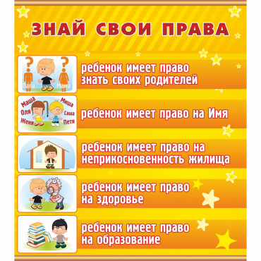 Стенд "Знай свои права" - «globural.ru» - Волгоград