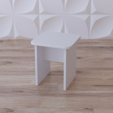 Табурет «Белый кубик» - «globural.ru» - Волгоград