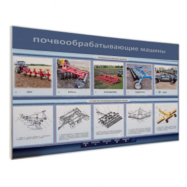 Электрифицированный светодинамический стенд «Почвообрабатывающие машины» - «globural.ru» - Волгоград